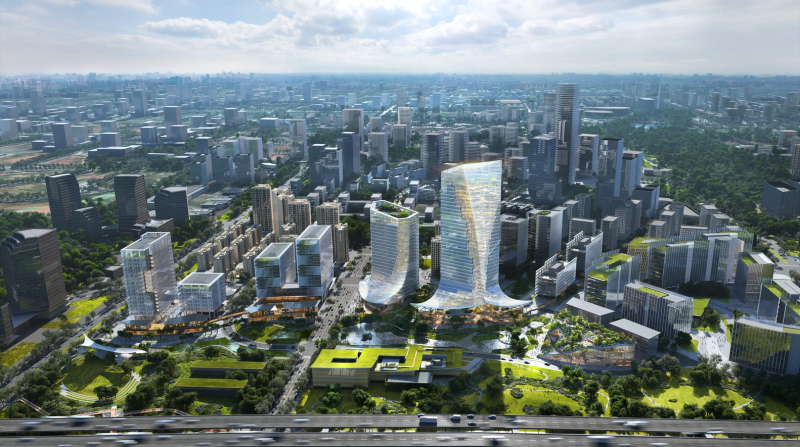 Проектирование двух зданий в программном парке Тяньфу, Китай