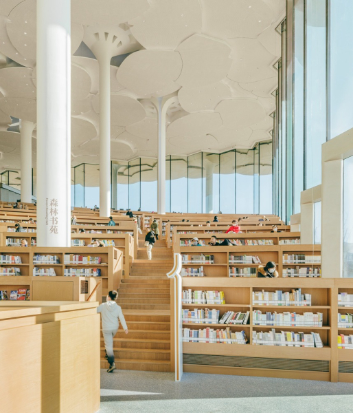 Библиотека с крупнейшим в мире климатизированным читальным залом