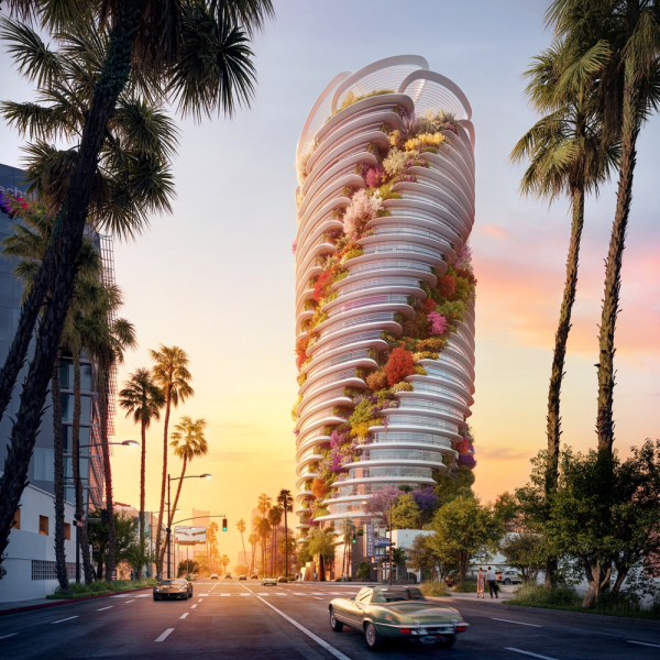 Представлен дизайн новой офисной башни в Лос-Анджелесе, США