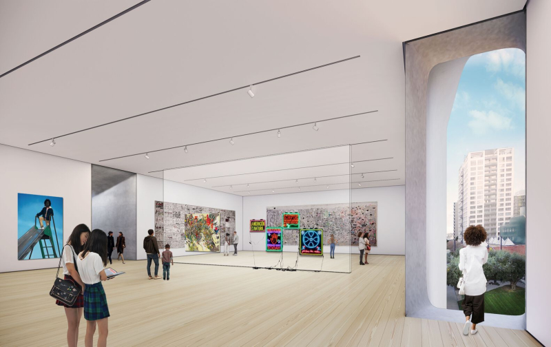 Представлен дизайн расширения музея The Broad в Лос-Анджелесе