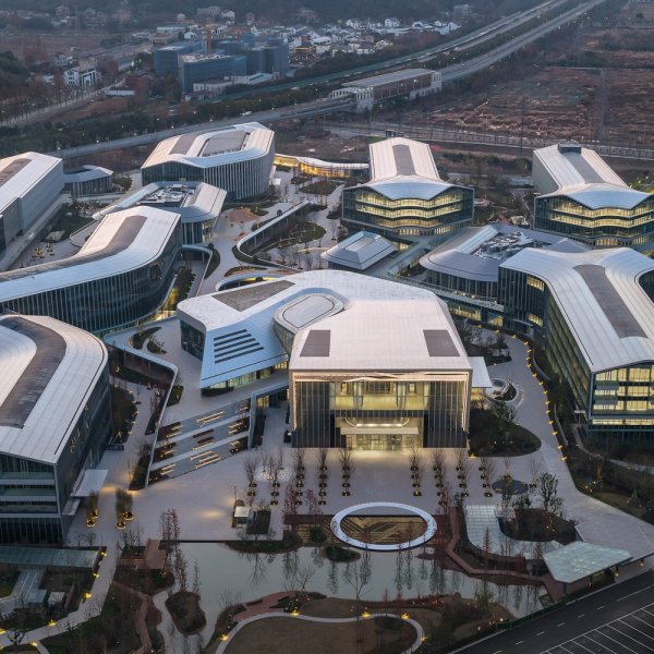 Завершён промышленный парк Alibaba DAMO Nanhu в Ханчжоу