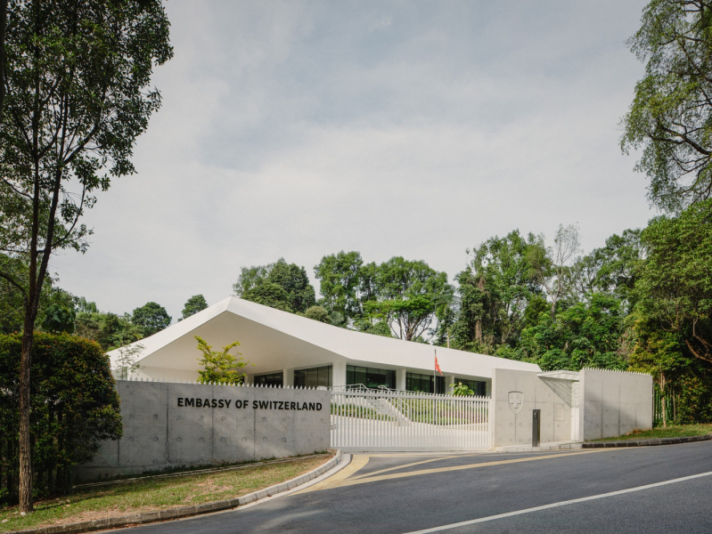 Обновлённое посольство Швейцарии в Сингапуре